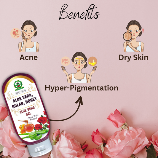 Aloe Vera Gulab Gel