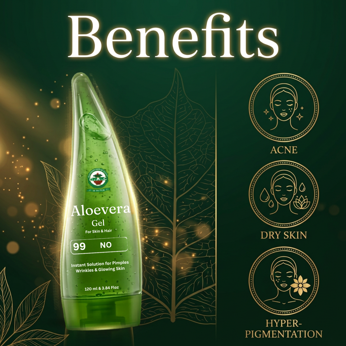 Aloe Vera Gulab Gel