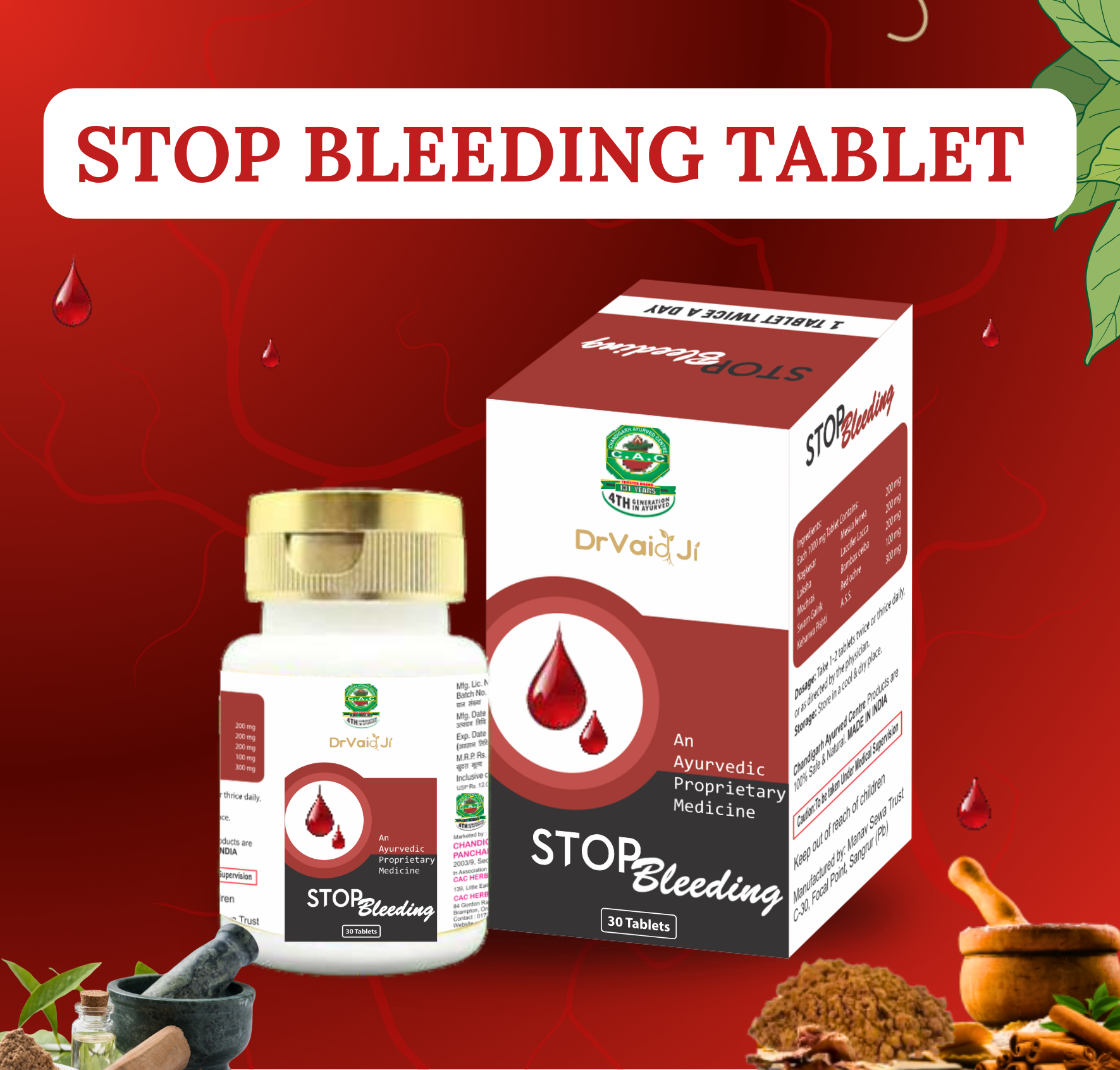 Stop Bleeding Tablet