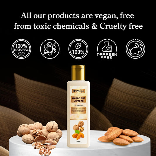 Walnut and Almond Shower Gel